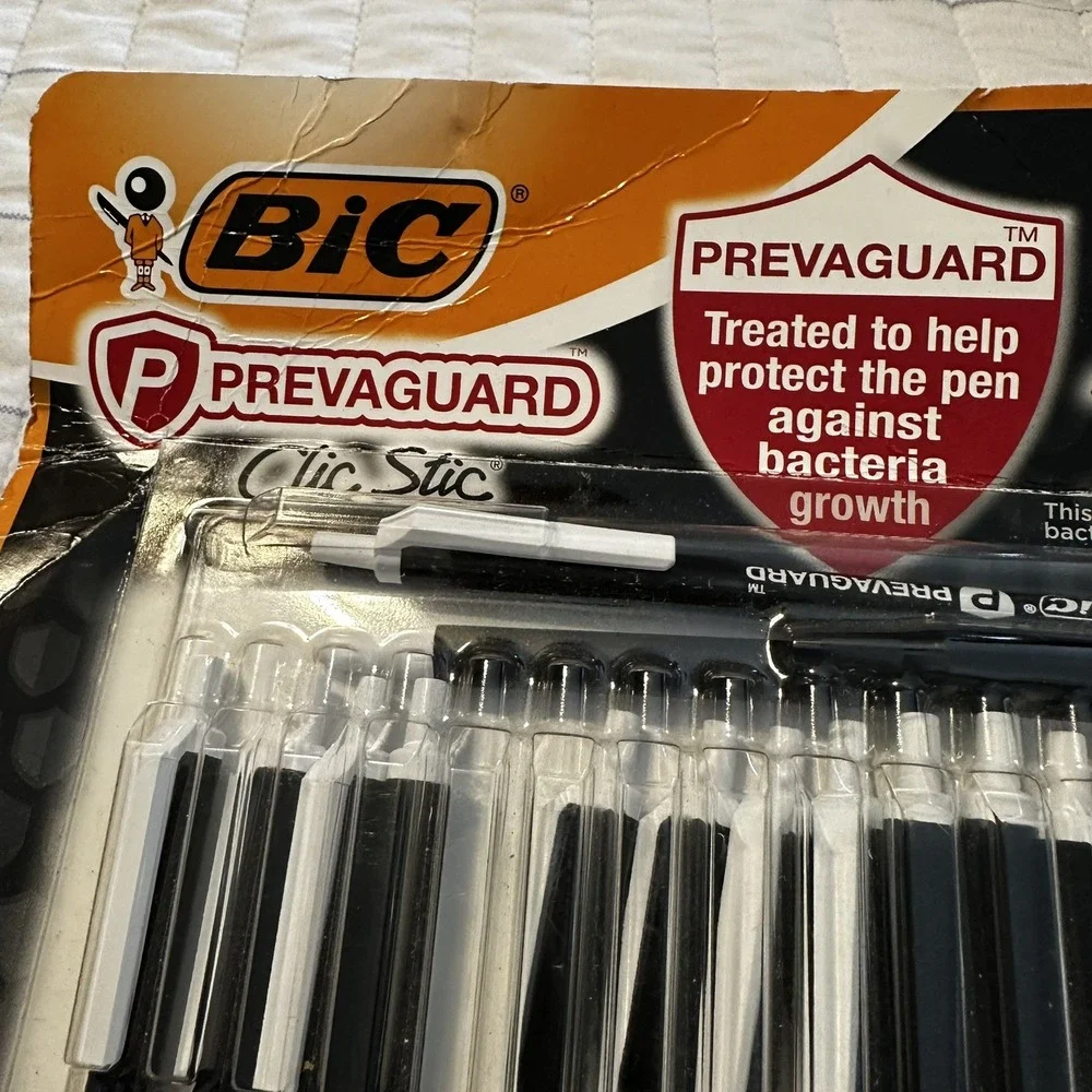 Bic Prevaguard Clic Stic Ballpoint black Ball Pen‎ 24 Count